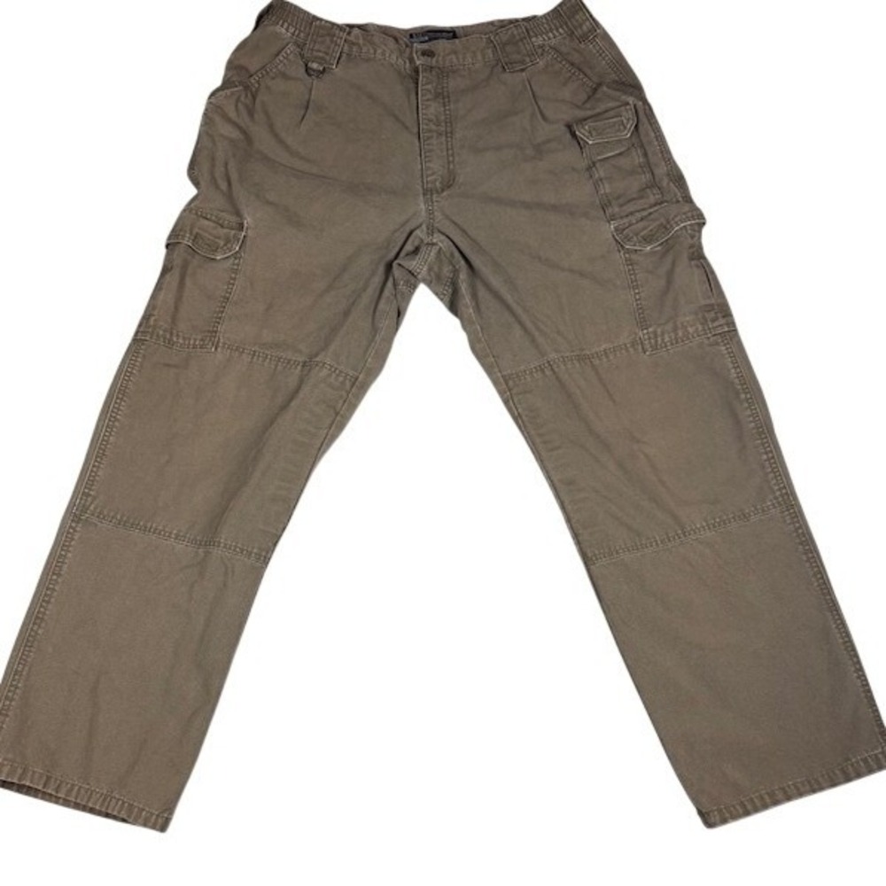 5.11 Tactical Cargo Pants Mens‎ 36x32 Brown 74251 Cotton Canvas Utility Workwear